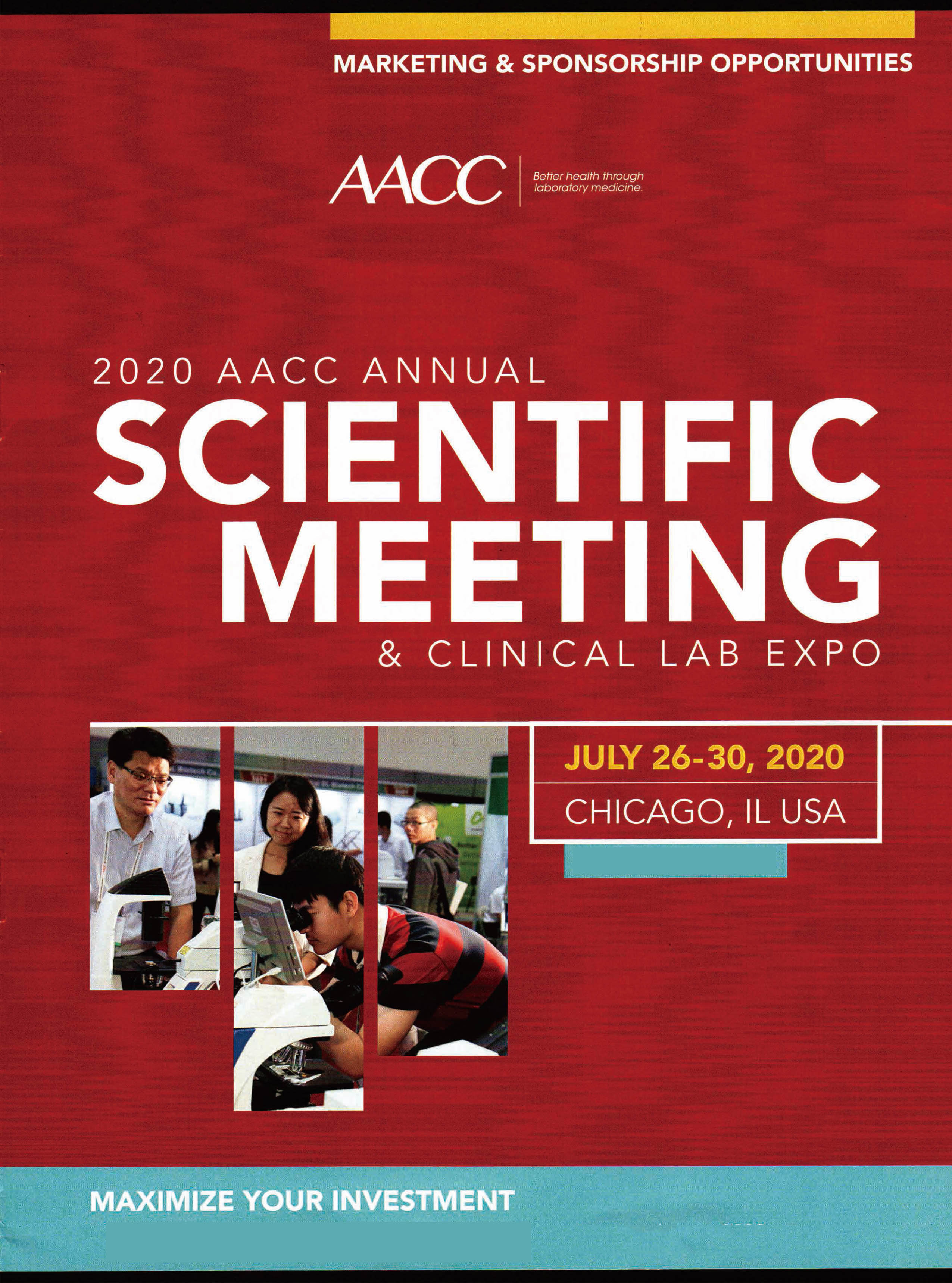 AACC ANNUAL SCIENTIFIC MEETING & CLINICAL EXPOConsultac Expo Co., Ltd